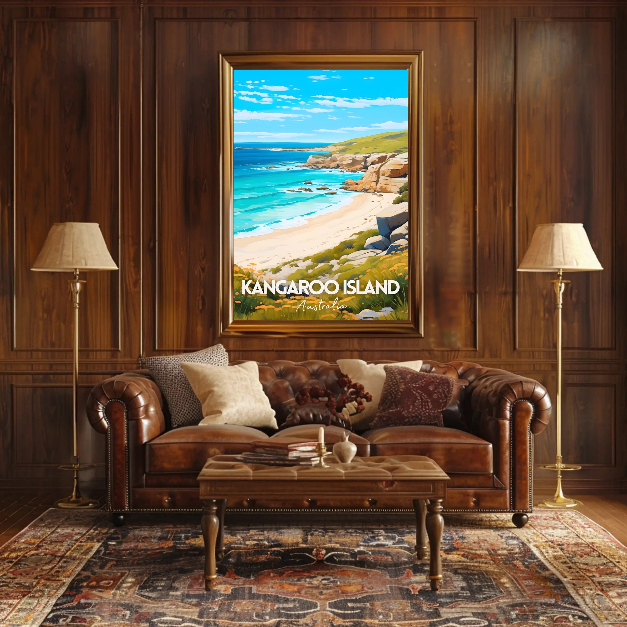 Kangaroo Island Scenic Escape - Travel Poster
