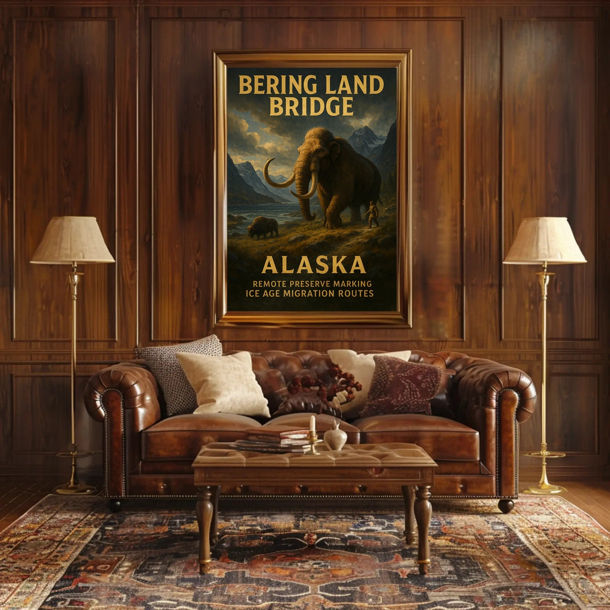 Bering Land Bridge Poster