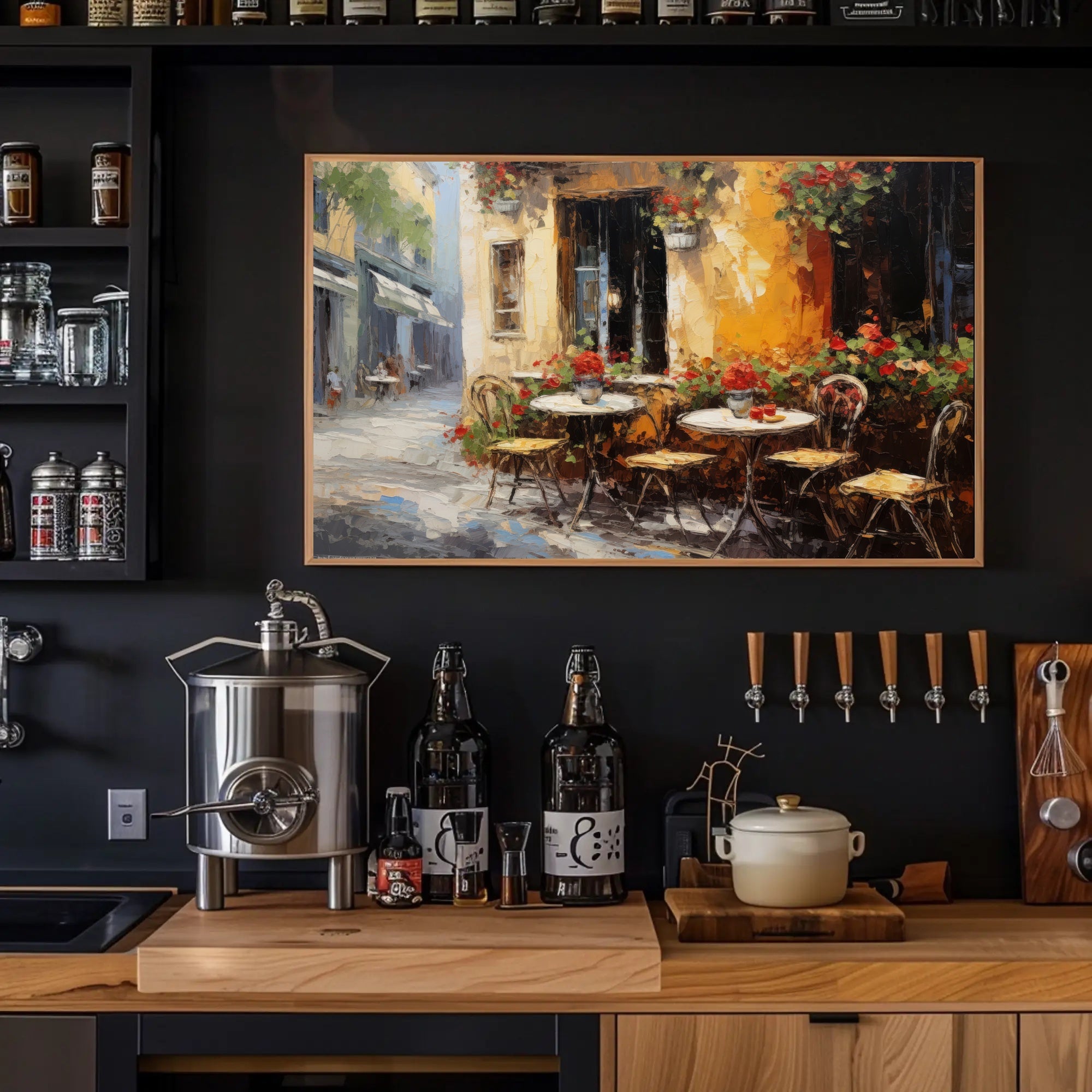 Charming Café Retreat Poster