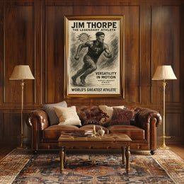 Jim Thorpe The Legendary Athlete Poster