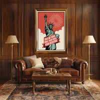 Statue of Liberty Resistance Political or Propaganda Poster