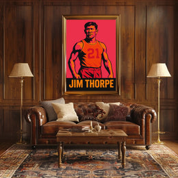 Jim Thorpe Athletic Legend Poster