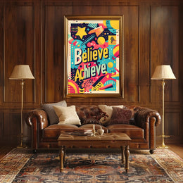 Believe and Achieve Poster
