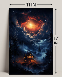 Enchanted Nightscape Poster