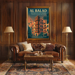 Al Balad The Old City Of Jeddah Poster