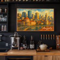 Angola Cityscape Poster