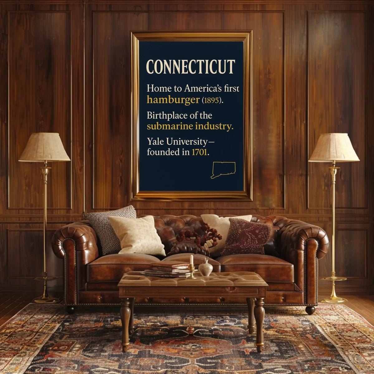 Discover Connecticut Poster