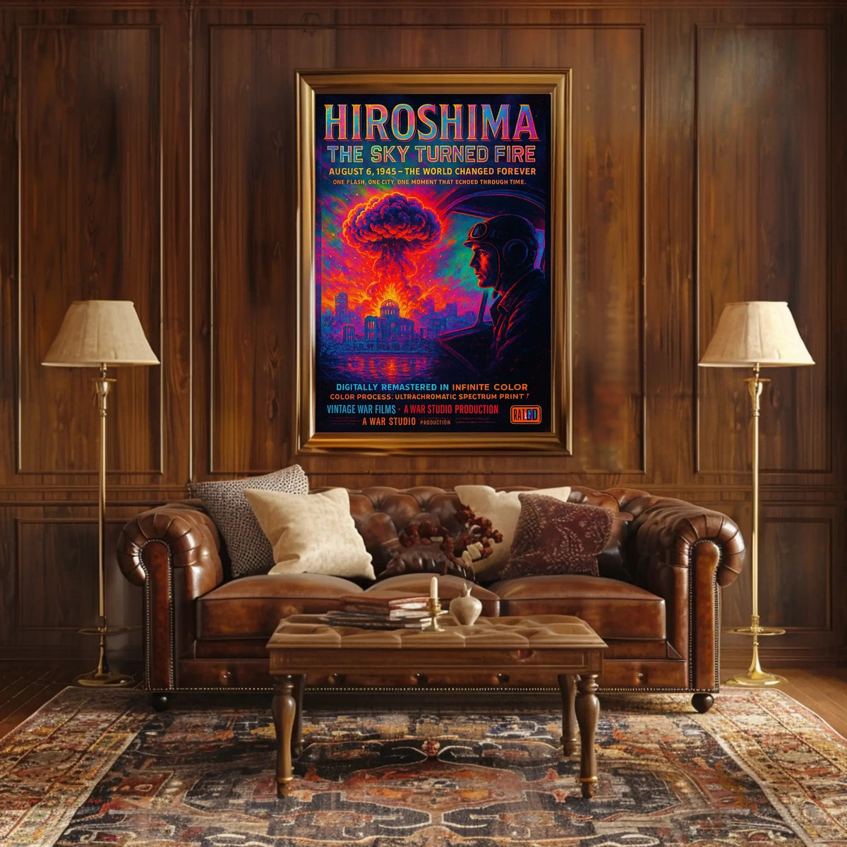 Hiroshima The Sky Turned Fire Poster