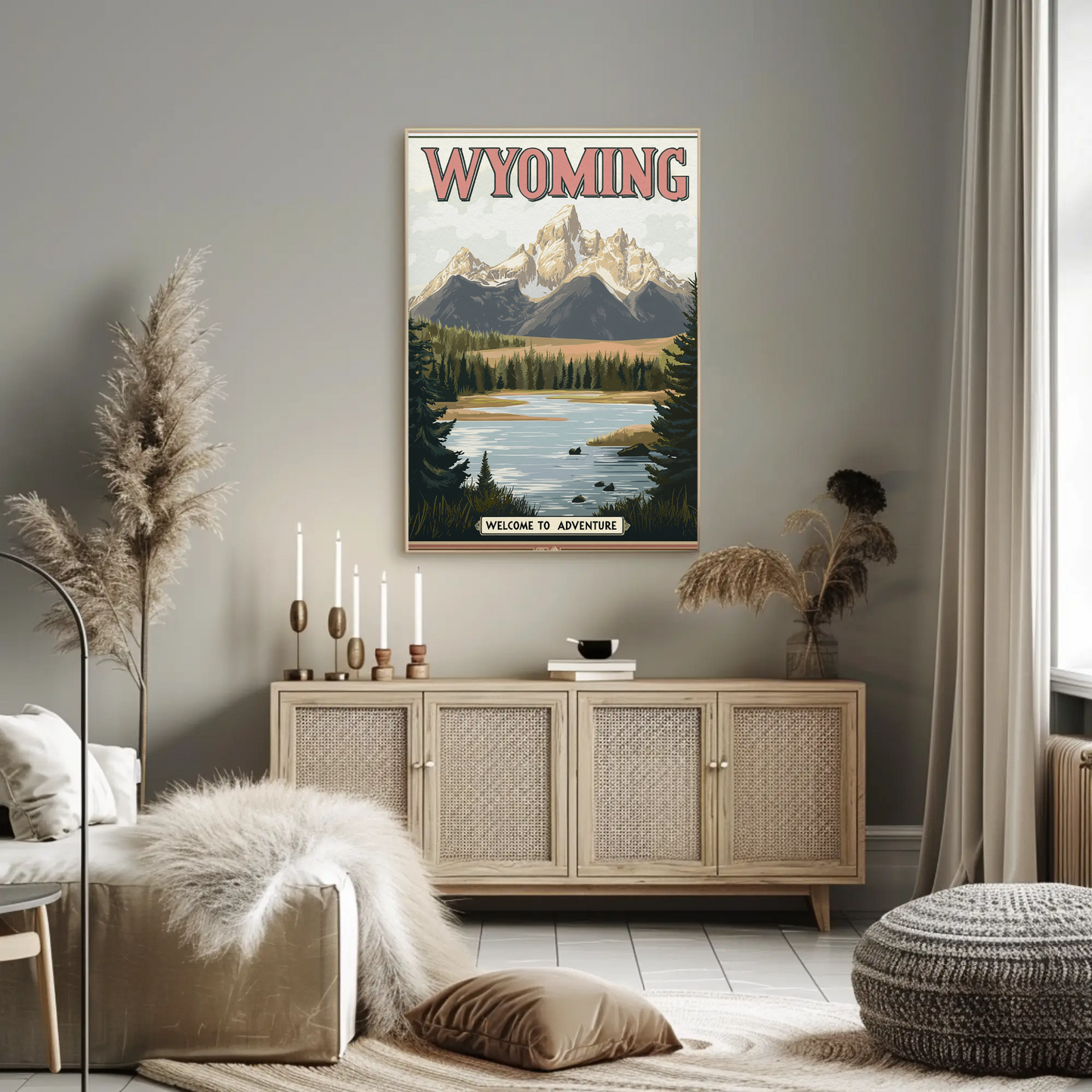 Wyoming Vintage Poster