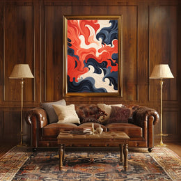 Swirling Colors Of Expression Poster