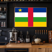 Central African Republic Flag Poster