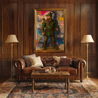 Robin Hood Meets Abstract Urban Pop Culture Poster