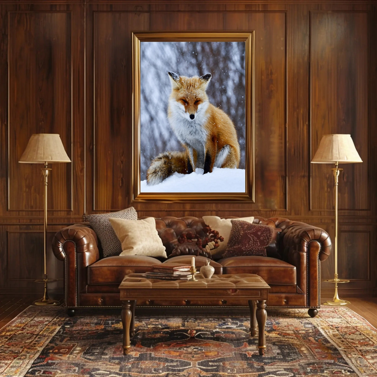 Winter Fox Poster