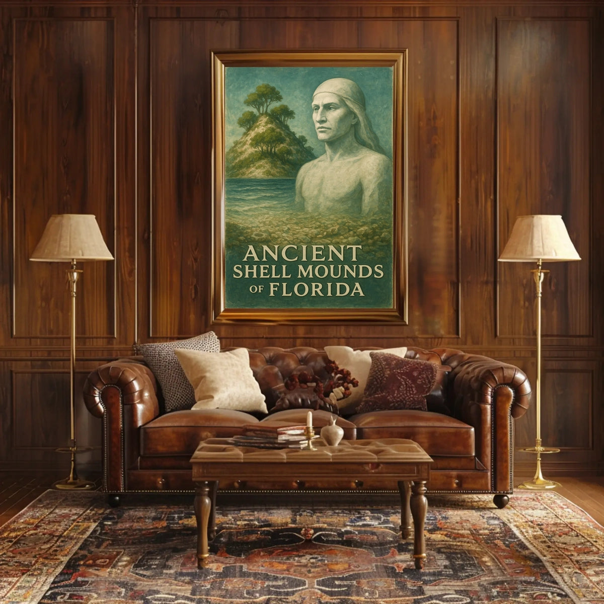Ancient Shell Mounds Of Florida Poster
