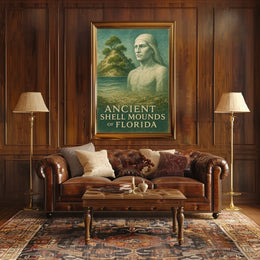Ancient Shell Mounds Of Florida Poster