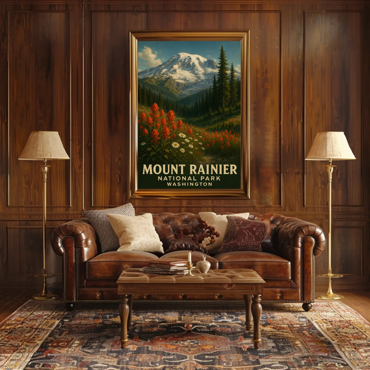 Mount Rainier National Park Poster