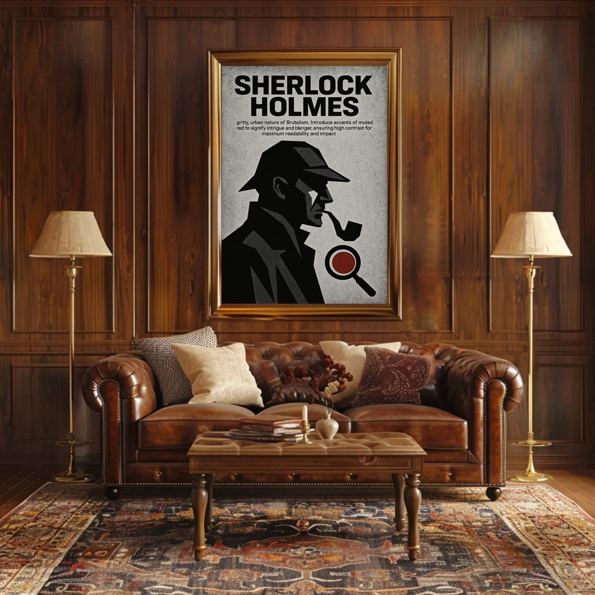 Sherlock Holmes Poster PosterGoat