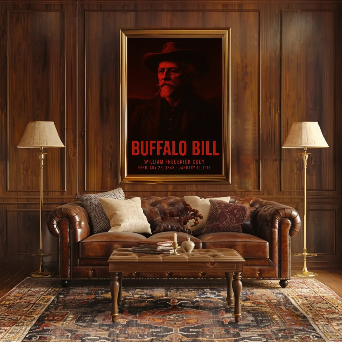 Buffalo Bill Portrait Historical or Presidential Poster
