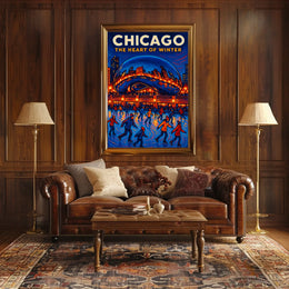 Chicago The Heart Of Winter Poster