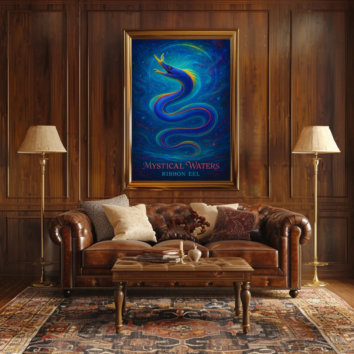 Mystical Waters Ribbon Eel Poster