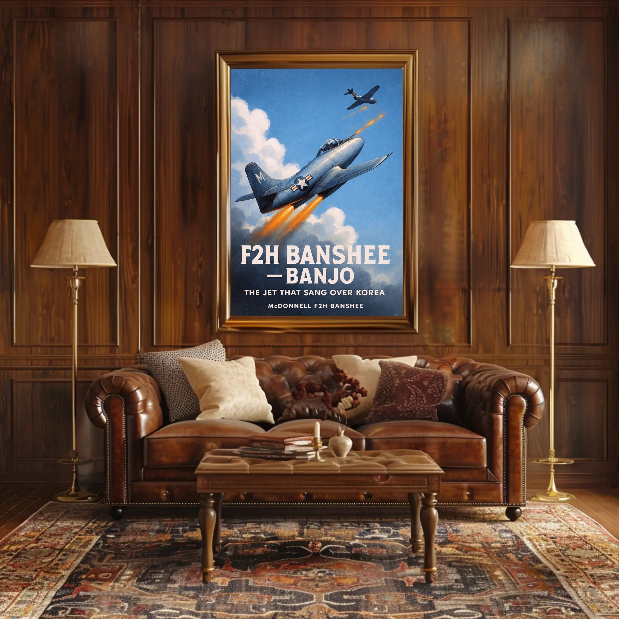 The Jet That Sang Over Korea Poster PosterGoat