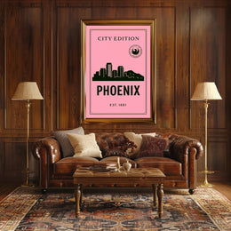 Phoenix City Edition Poster PosterGoat