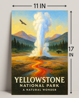 Yellowstone National Park A Natural Wonder Poster PosterGoat