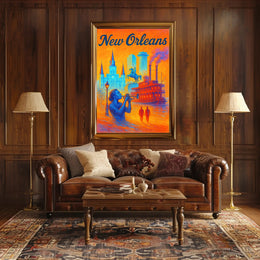 New Orleans Vibes Poster PosterGoat