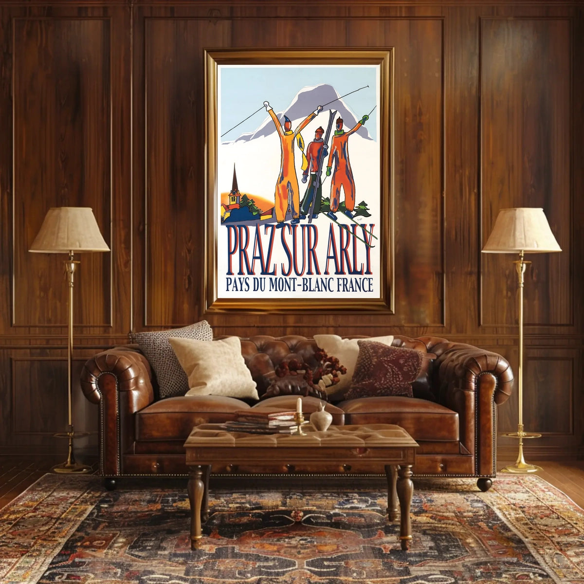 Praz Sur Arly Pays Du Mont-Blanc Poster
