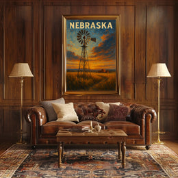 Nebraska Landscape Poster