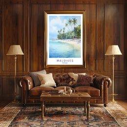 Tropical Beach Paradise Poster PosterGoat