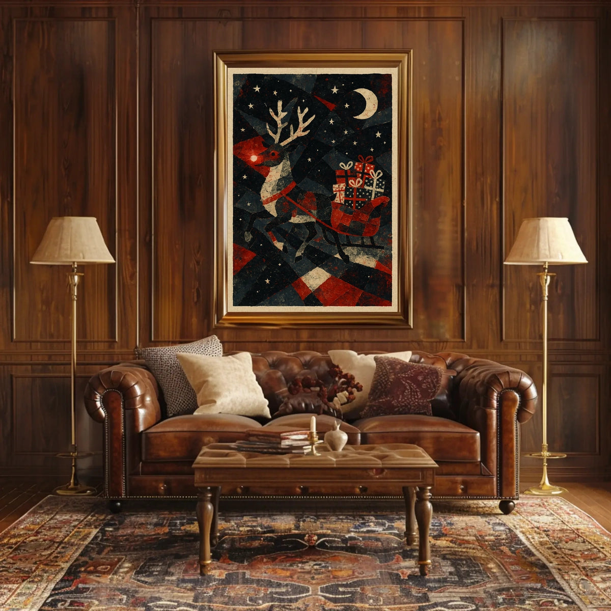 Starlit Christmas Journey Poster