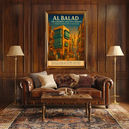 Al Balad The Colorful Old City Of Poster