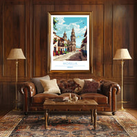Charming Streets of Morelia Poster