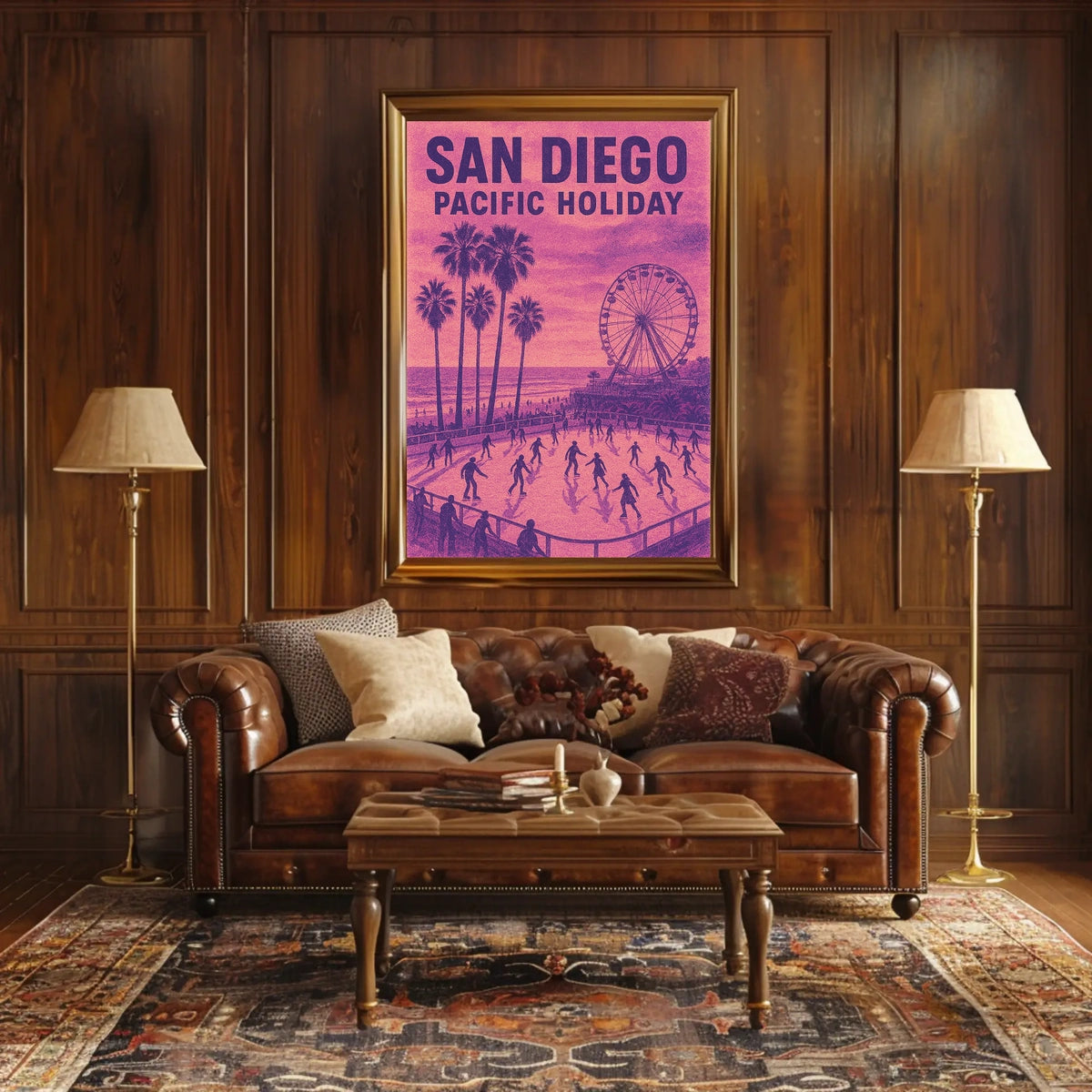 San Diego Pacific Holiday Poster