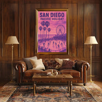 San Diego Pacific Holiday Poster