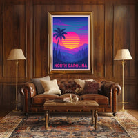 North Carolina Sunset Poster