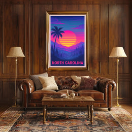 North Carolina Sunset Poster