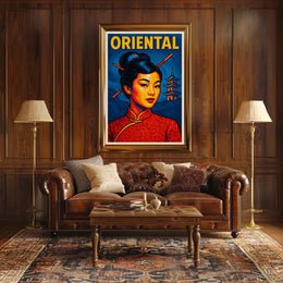 Oriental Elegance Poster