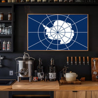 Antarctica Flag Poster