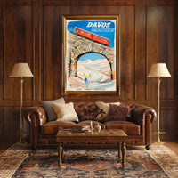 Davos Parsenn Ski Resort Poster PosterGoat