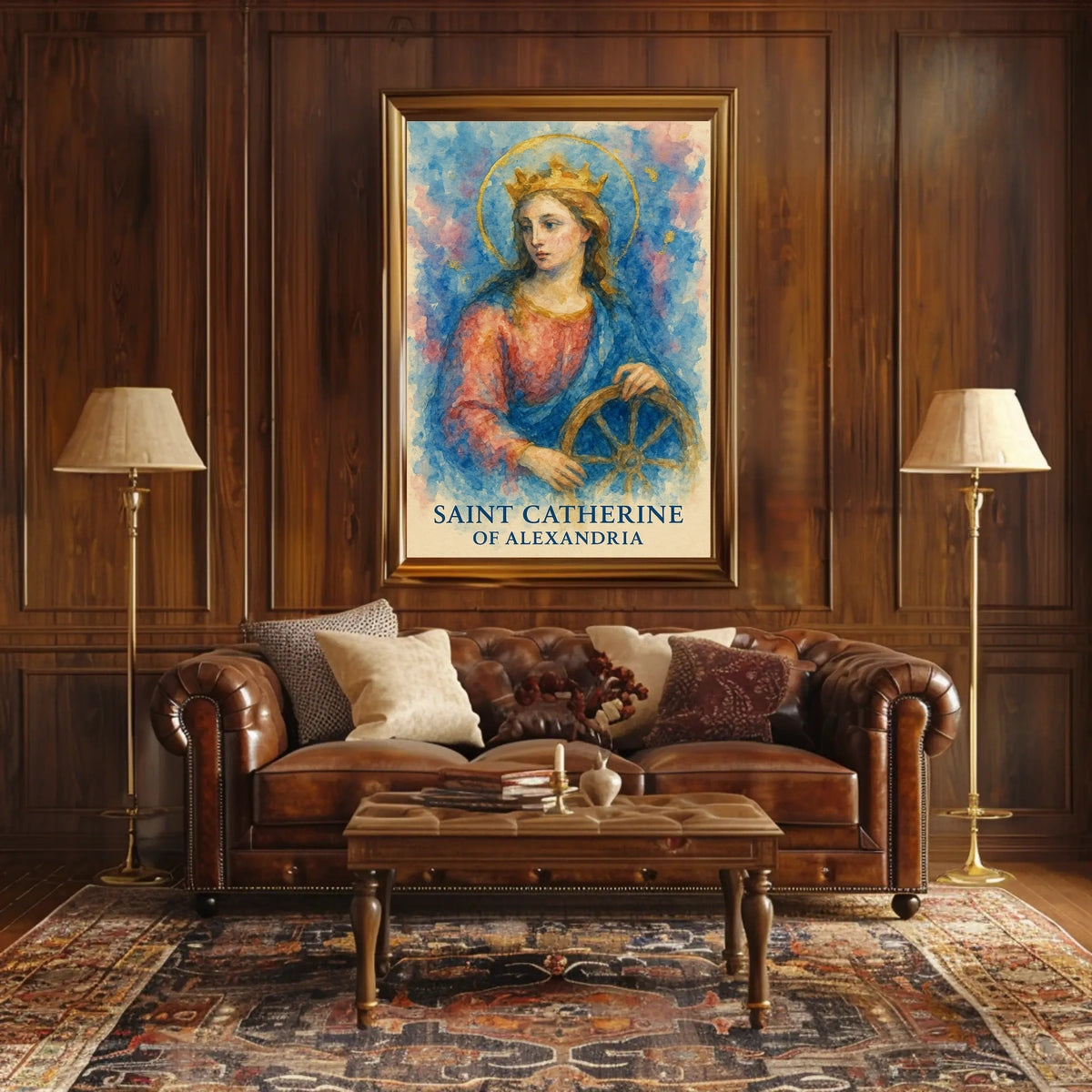 Saint Catherine of Alexandria Poster