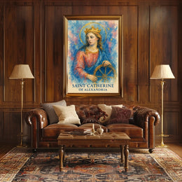 Saint Catherine of Alexandria Poster