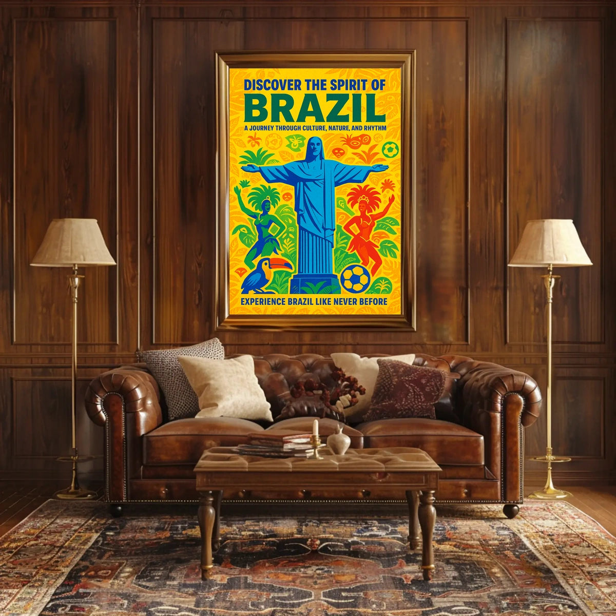 Discover the Spirit of Brazil Poster