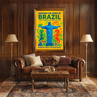 Discover the Spirit of Brazil Poster