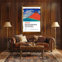 Katsushika Hokusai South Wind Clear Sky Poster