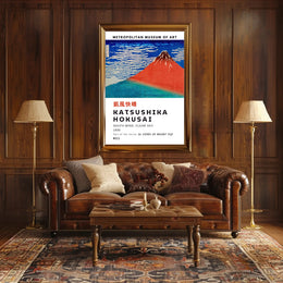 Katsushika Hokusai South Wind Clear Sky Poster