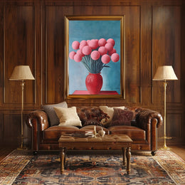 Floral Fantasy Poster Vibrant Botanical Wall Art