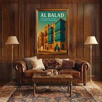 Al Balad The Colorful Old City Of Poster