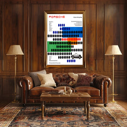 Porsche Racing Achievements 1960 Poster